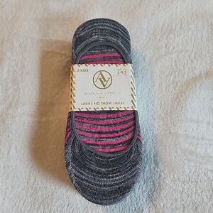 Adrienne Vittadini No Show Socks - 8 pairs